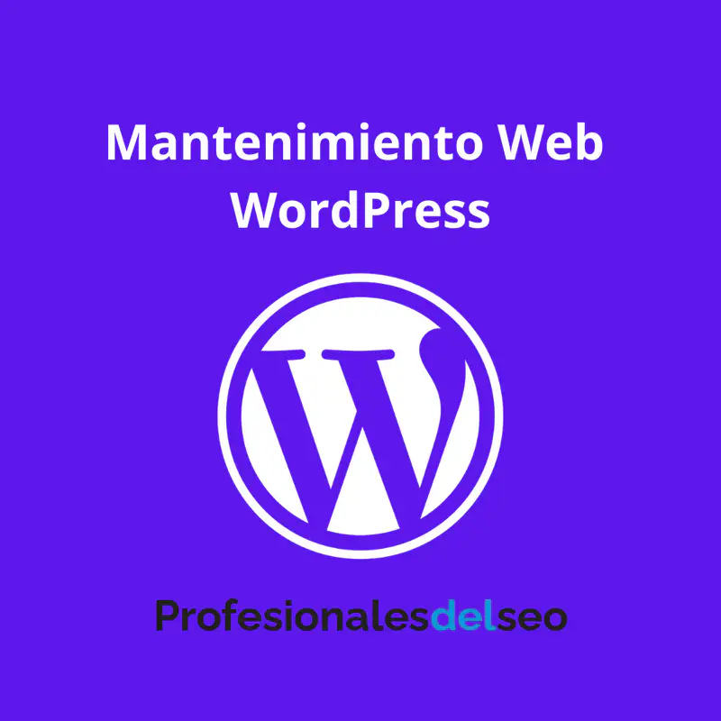Servicio de mantenimiento web WordPress: actualización de plugins, revisión técnica e informe completo. 59€ + IVA, pago único.