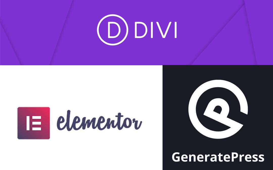 ¿Mejor plantilla para wordpress? Elegimos entre Divi, Elementor y GeneratePress