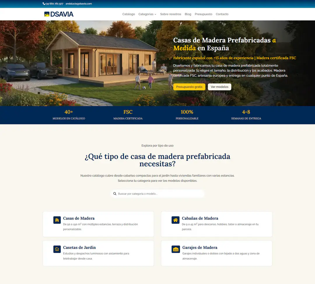 dsavia Dsavia | Casas de Madera Prefabricadas a Medida en España